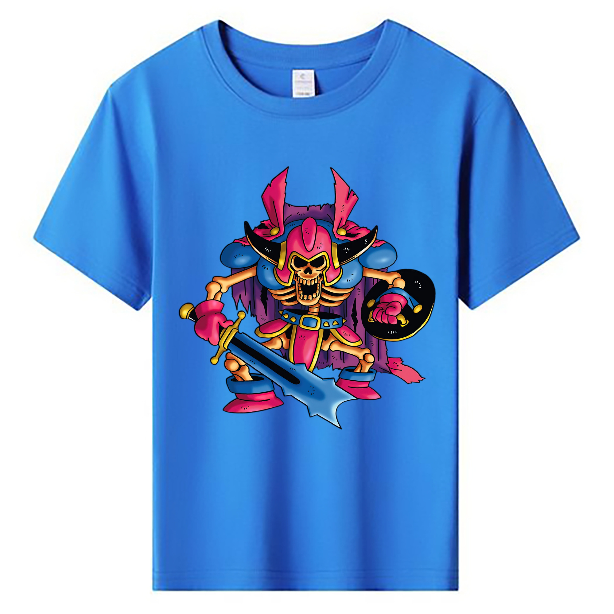（画像用） ドラゴンクエスト Doragon Kuesuto Dragon Quest 綿100％キッズTシャツ（フロントプリント）